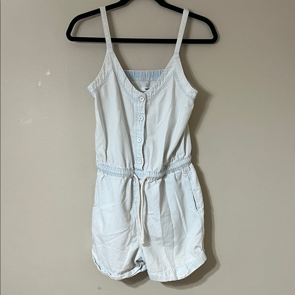 Splendid Soft Blue Womens Romper